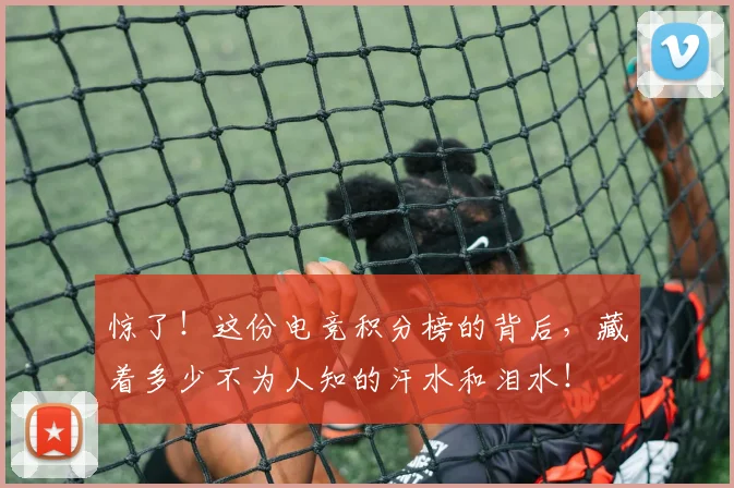 惊了！这份电竞积分榜的背后，藏着多少不为人知的汗水和泪水！